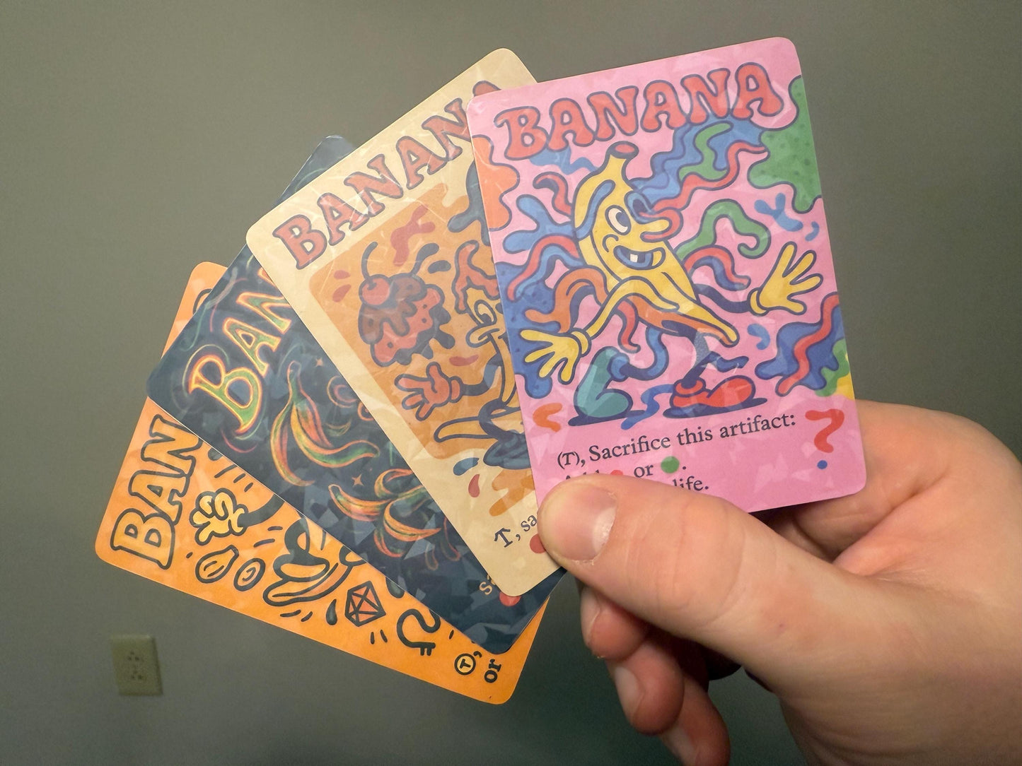 3 Custom Food Tokens | TCG Proxy | Foil/Non-Foil Options | Durable, High-Quality Print