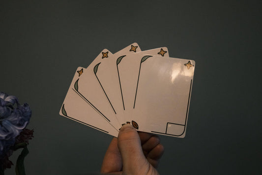 Dry Erase Double-Sided Token Cards – 9 or 18-Pack (Double-Sided, Erasable - Foil/Non Foil Options – Reusable Tokens for Magic or TCGs