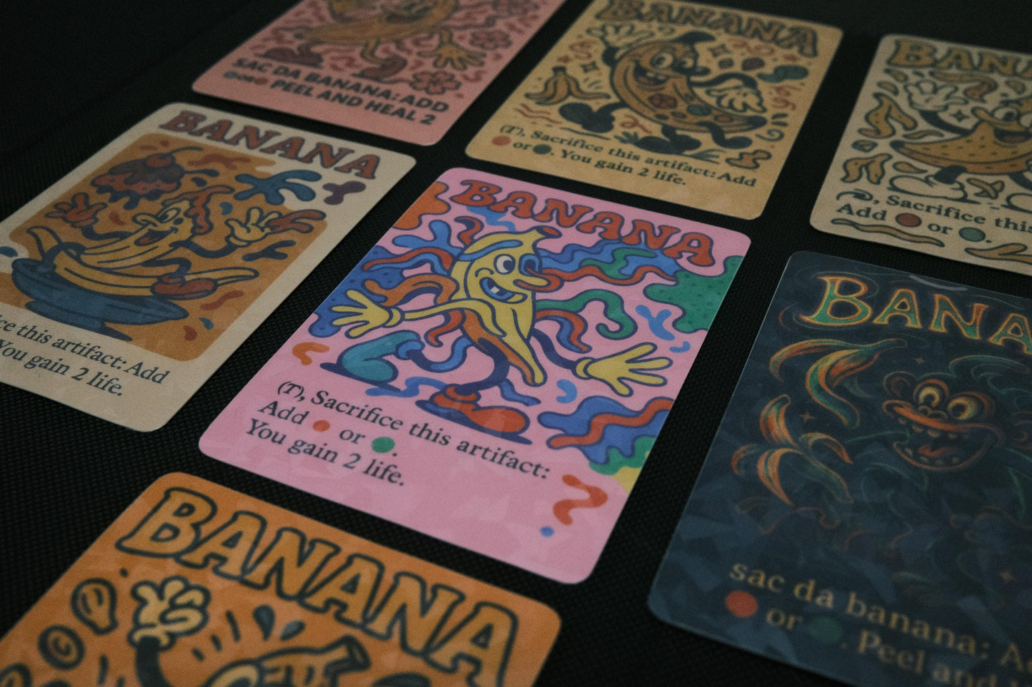 3 Custom Food Tokens | TCG Proxy | Foil/Non-Foil Options | Durable, High-Quality Print