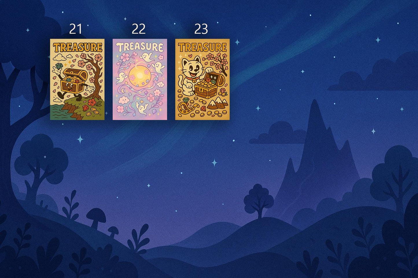 3 Custom Treasure Tokens | TCG Proxy | Foil/Non-Foil Options | Durable, High-Quality Print