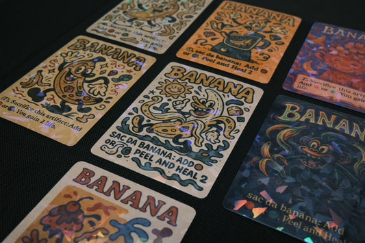 3 Custom Banana Tokens | TCG Proxy | Foil/Non-Foil Options | Durable, High-Quality Print