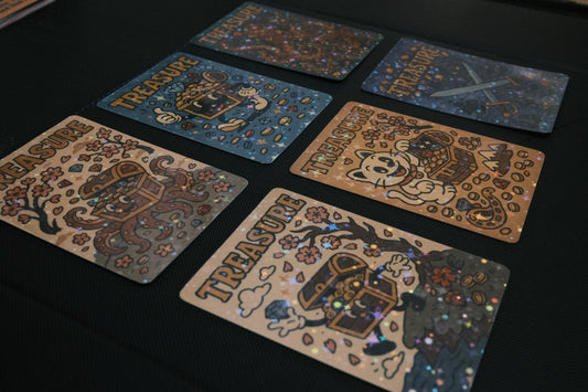3 Custom Treasure Tokens | TCG Proxy | Foil/Non-Foil Options | Durable, High-Quality Print