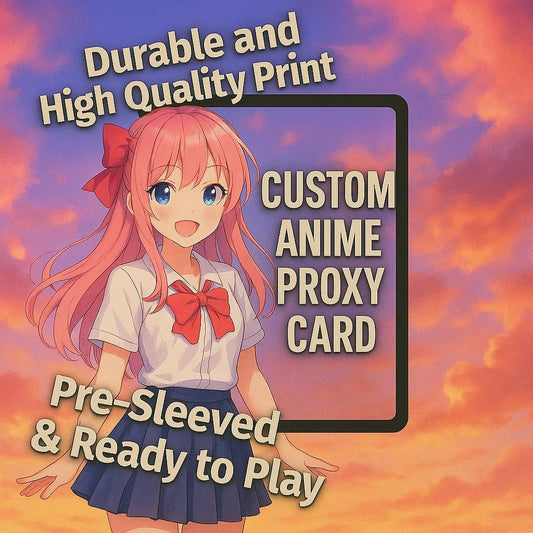 Custom Anime-Inspired TCG Proxy | Foil/Non-Foil Options | Durable, High-Quality Print