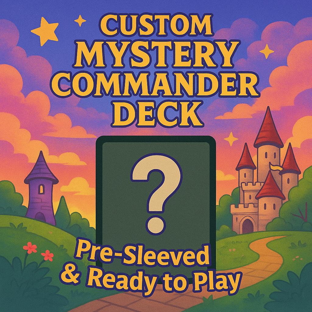 Mystery Custom Commander Starter Deck – 100 Cards, Pre-Sleeved