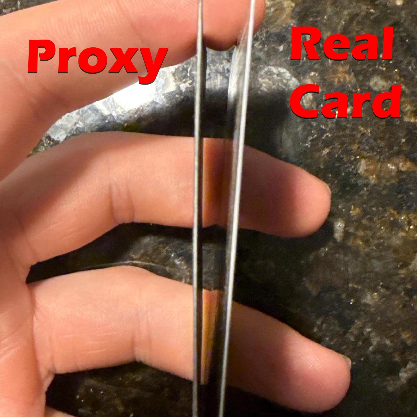 Custom Trading Card Proxy | Your Image, Foil/Non-Foil Options (Durable, High-Quality Print)