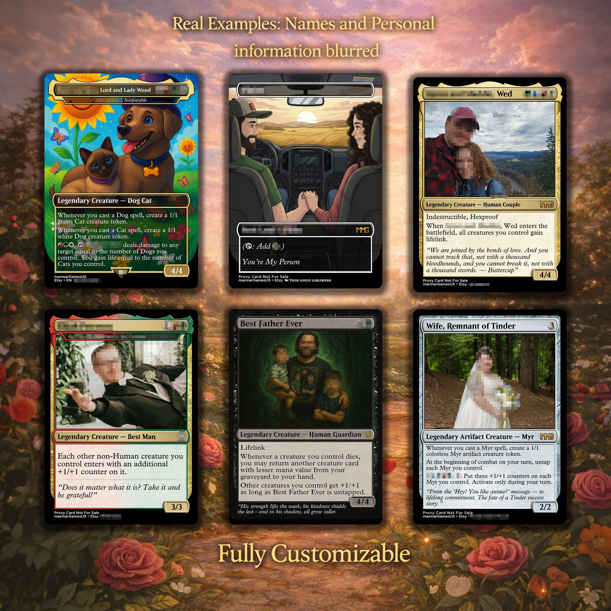 Custom Trading Card Proxy | Your Image, Foil/Non-Foil Options (Durable, High-Quality Print)