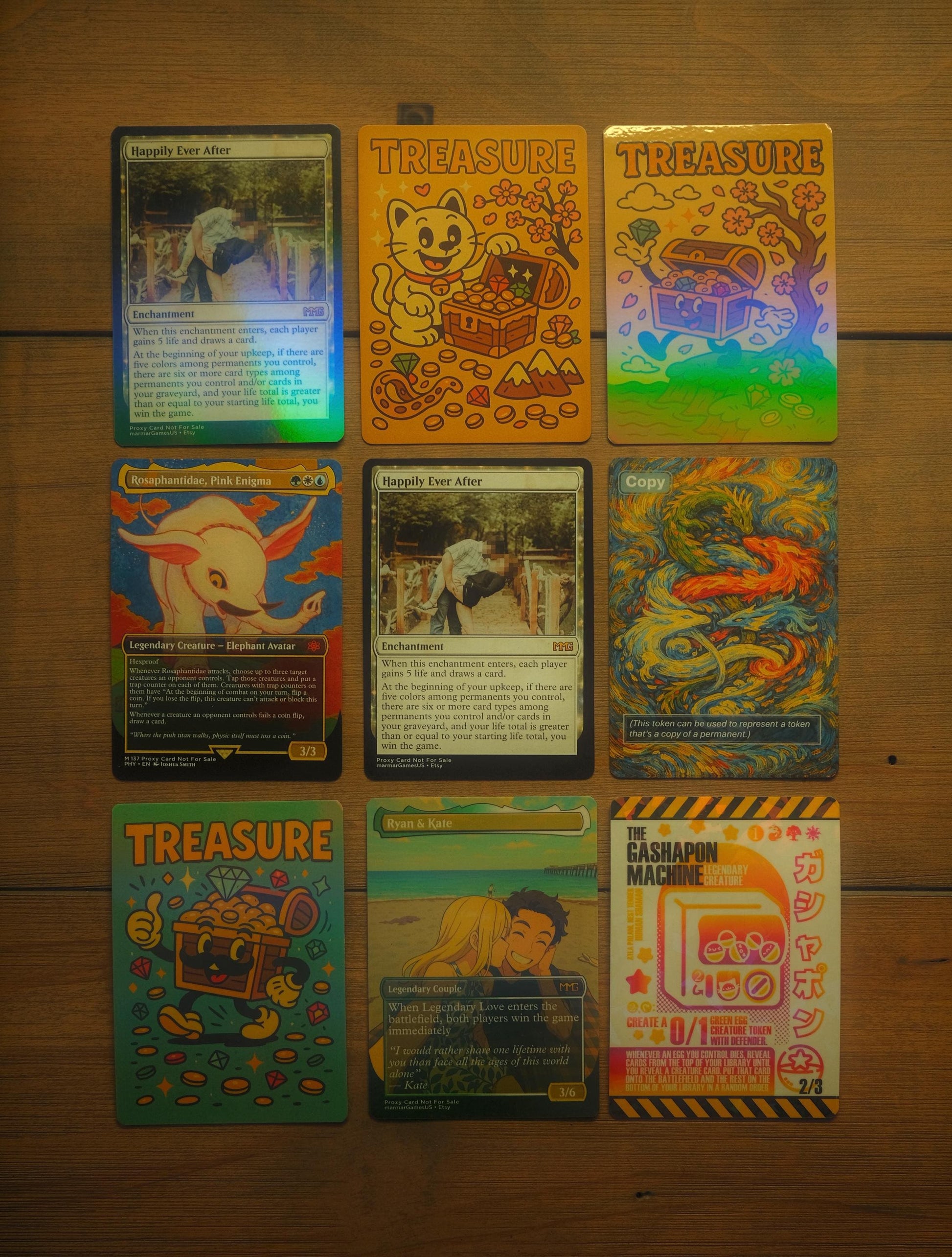 Custom Trading Card Proxy | Your Image, Foil/Non-Foil Options (Durable, High-Quality Print)